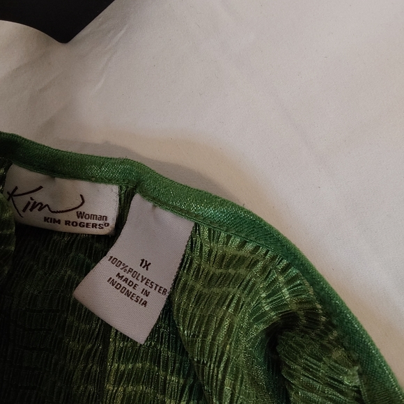 Kim Roger's Green Polyester Top - Picture 6 of 6